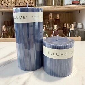 Illume Blue Scented Candle Set